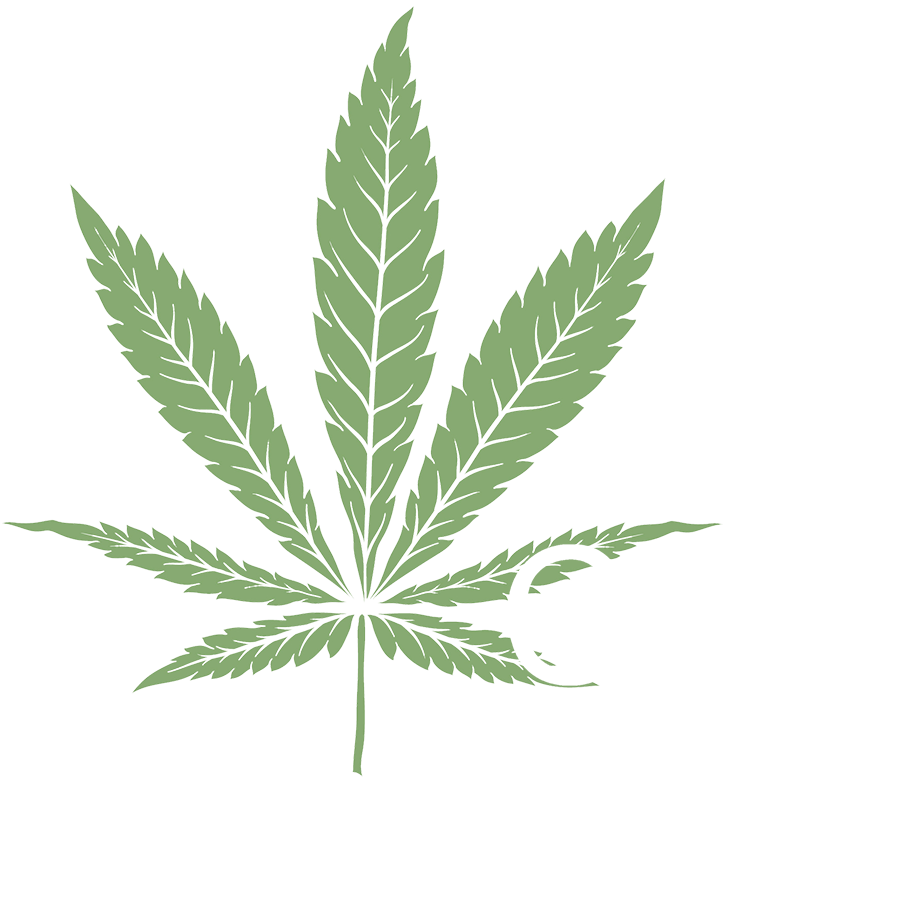 Leaf with chemical compound for CBD